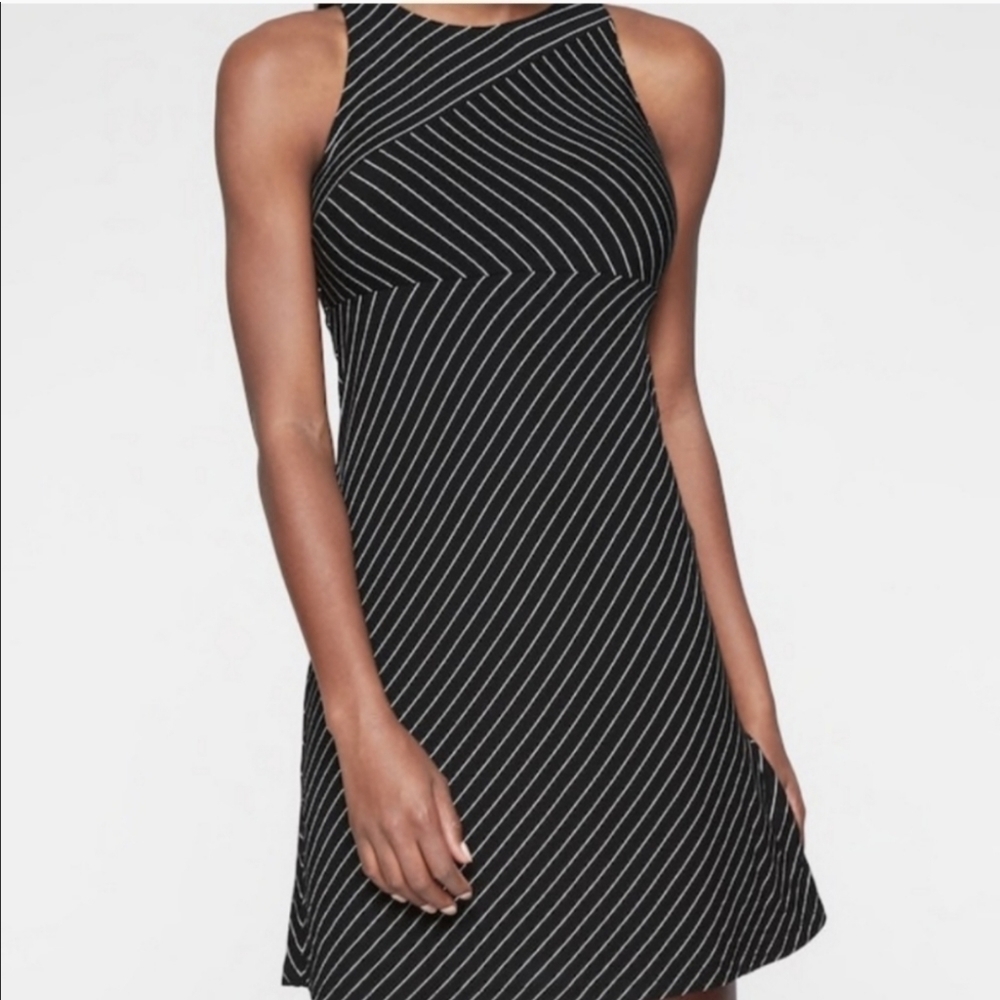 Athleta Santorini Mixed Stripe Dress